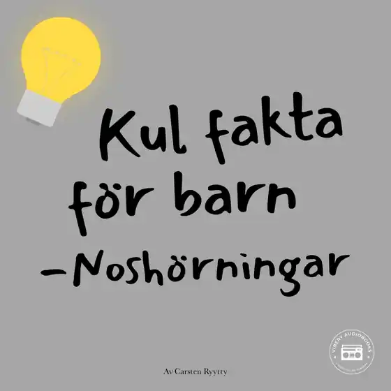 risnedsättning Kul fakta för barn: Noshörningar (ljudbok) av Carsten Ryytty