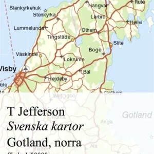 Svenska kartor: Gotland, norra delen (e-bok) av T Jefferson