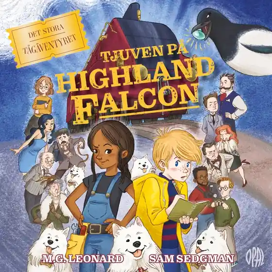 Det stora tågäventyret - Tjuven på Highland Falcon (ljudbok) av M. G Leonard